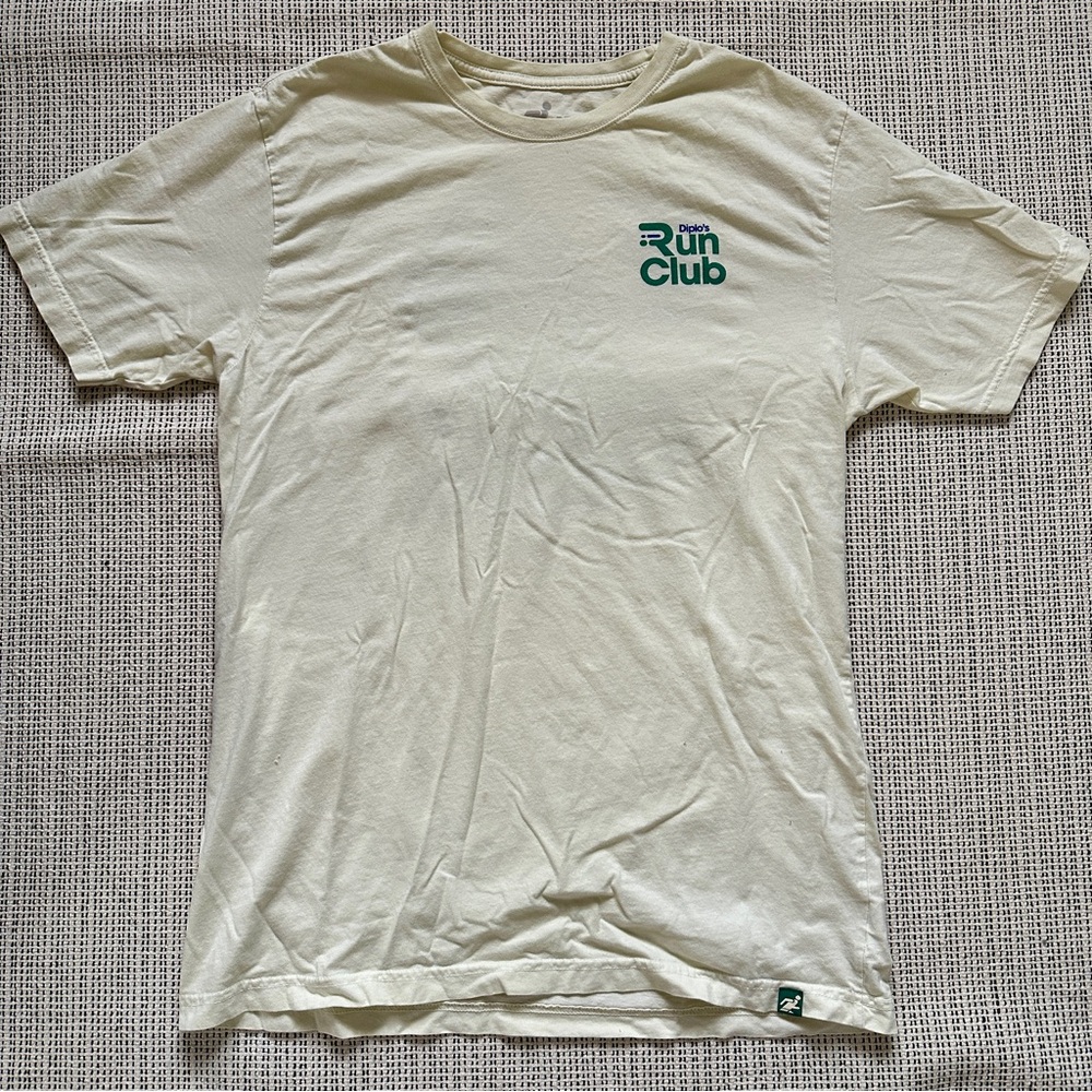Diplo’s Run Club 2025 Limited Edition Short Sleeve Tee Cream XL